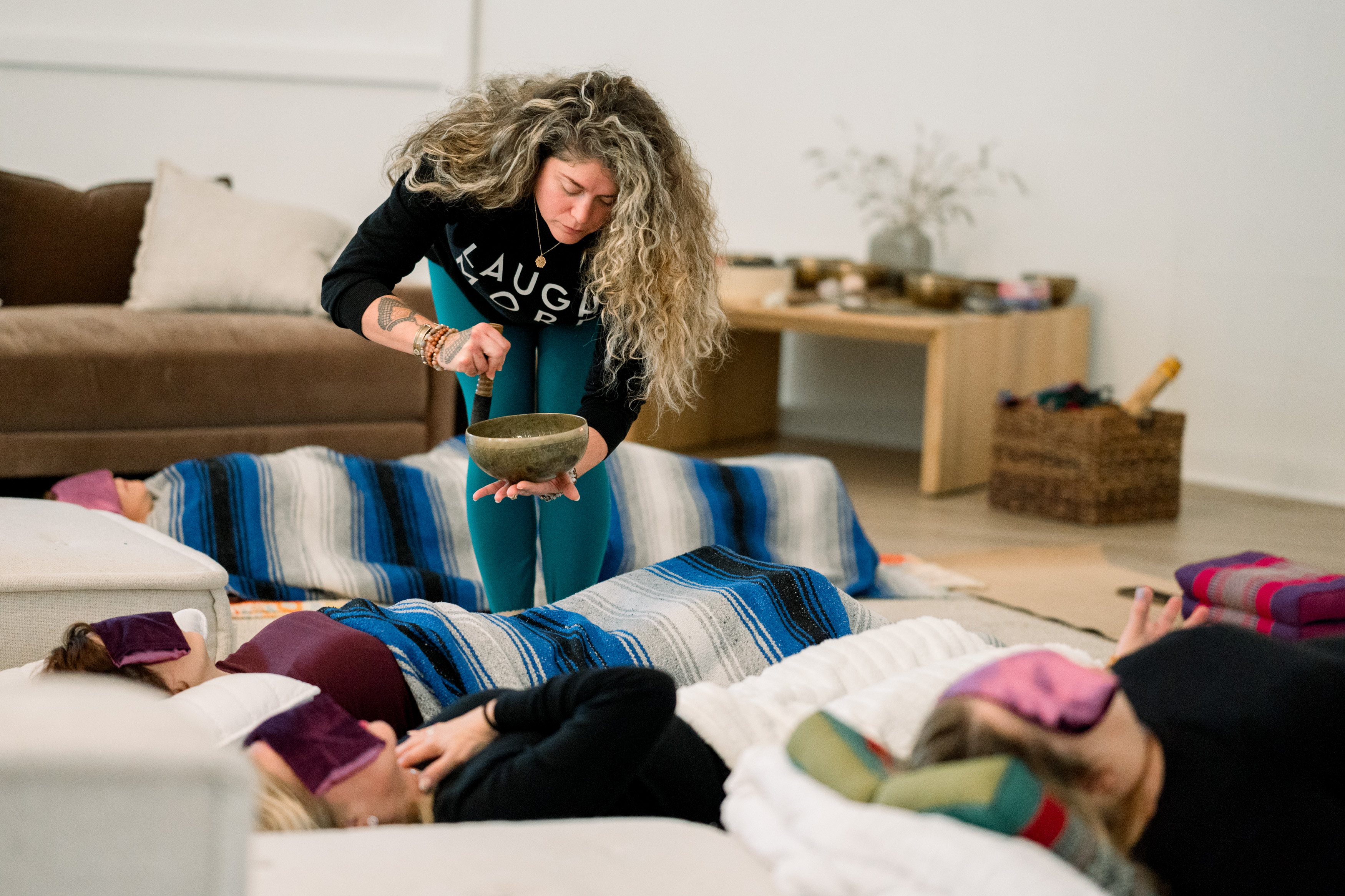 Tiffany Marshall at one of her retreats. The Retreats